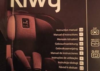 Foteliki Kiwy Isofix 15/36 kg Ocean