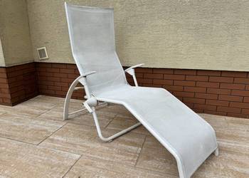 Leżak kettler tampa aluminiowy fotel ogrodowy rozkładany łóżko do opalania