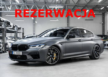 BMW M5 Competition. Masaż. Bowers. Hak. Ceramika. Bezwypadkowa. FV. F90