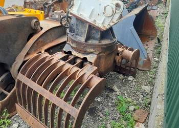 Kinshofer D15 na 2 siłownikach chwytak hydrauliczny obrotowy sortując 650kg