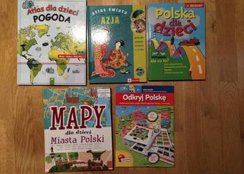 Mapy i atlasy dla dzieci - Atlas pogody - Mapa miast Polski