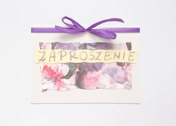 zaproszenia bez tekstu, ogólne zaproszenia C6, pastelowe