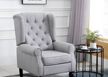Sofa relaksacyjna jednoosobowa z tuftingiem