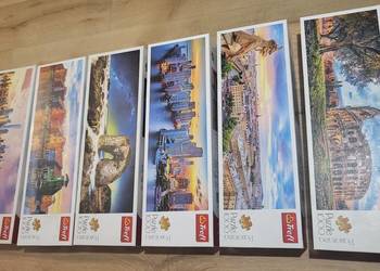 Zestaw Puzzli Panorama Trefl 1000 elementów, 6 opakowań