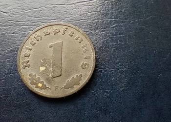 Stare monety 1 fenig 1943 F Niemcy