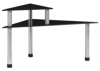 Półka kuchenna czarna 495x35x26 hartowane szkło WM-249526