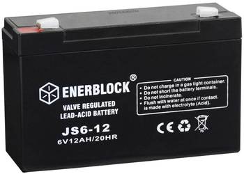 Akumulator ENERBLOCK AGM JS6-12 6V 12Ah