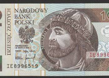 Polska 10 złotych 1994 - IE - Mieszko - stan bankowy UNC
