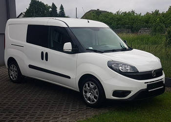 Fiat Doblo MAXI 5 OSÓB DŁUGI KLIMA 6-BIEGÓW KRAJOWY 2 X DRZWI BOCZNE PRZES…