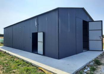 Garaż Blaszany kolory RAL + Wysoki Wjazd Hala – ESSTAL-