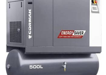 Sprężarka śrubowa z osuszaczem i zbiornikiem 500L - LUFT 1000 VSD+PM