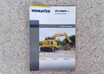 KOMATSU PC 138 Koparka gąsienicowa Prospekt