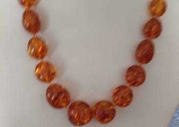 Naszyjnik Bursztyn Vintage