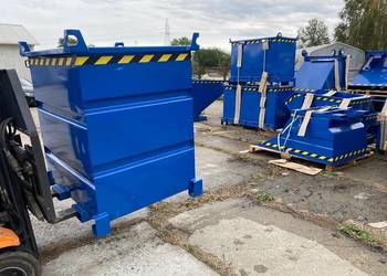 Pojemnik do wózków widłowych z obrotnicą PMO 1000L producent
