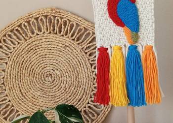 Makatka makrama papuga Makatka makrama papuga