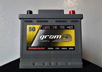 Akumulator 50Ah 480A GROM Premium
