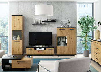 Witryna INES IN-12 90 Dąb Artisan Darmowa dostawa