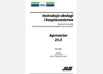 Deutz Fahr Agrovector 25.5 instrukcja obsługi DTR PL