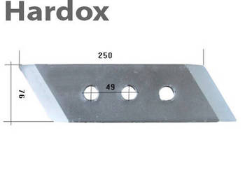 Dłuto 100ha! HARDOX 173331/L części do pługa GREGOIRE BESSON