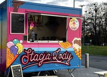 Przyczepa Gastronomiczna food truck pod lodziarnie GOTOWA !