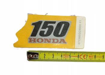 NAKLEJKA "150 HONDA" PR. BOCZEK HONDA NES150Y @150 2000 87134KGG900ZA NAKLEJKA "150 HONDA" PR. BOCZEK HONDA NES150Y @150 2000 87134KGG900ZA