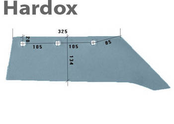 Lemiesz HARDOX 3333770/P 3333802/P US2R NS2R do pługa LEMKEN