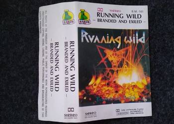 MC cassette cover RUNNING WILD - BRANDED AND EXILED