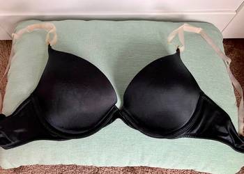 Czarny biustonosz Victoria's Secret 80B very sexy dodatki