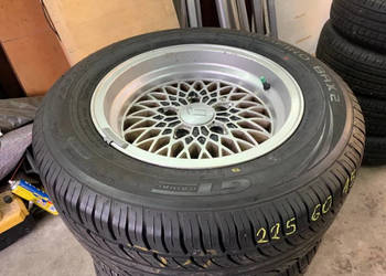 Komplet felgi aluminiowe 5x120x72,5 ET 7 + opony 225/60 r15 KLASYK BMW