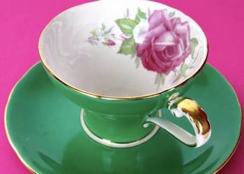 AYNSLEY*antyczna filiżanka do herbaty*porcelana kostna*lata 30-te