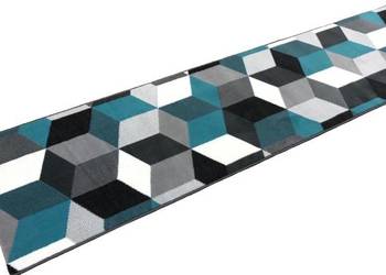 CHODNIK SZEROKOŚĆ 80 CM 3D BS TURKUSOWY CIĘTY NA METRY MIĘKKI