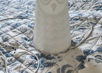 Lampa stołowa LED, biały/sowa, 23 cm Ikea