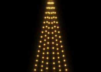 vidaXL Choinka do montażu na maszcie, 108 ciepłych białych LED（SKU:343518）