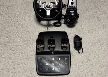 Kierownica gamingowa Logitech G25 z zestawem. Stan bdb
