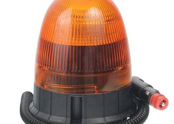 LAMPA OSTRZEGAWCZA 12-24V "KOGUT" LED MOCOWANIE MAGNES + 3 OTW., ECE R