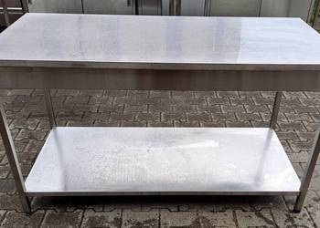 STÓŁ GASTRONOMICZNY Z PÓŁKĄ - CENTRALNY - 150/70/85 CM - M.1789.N