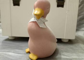Ptak ptaszek gęś kaczka porcelana Toroma AB