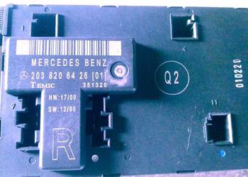 Moduł drzwi przednich Mercedes Benz coupe W203