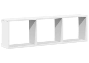 Półka ścienna 100x16x30 cm biała materiał drewnopochodny WM-854868