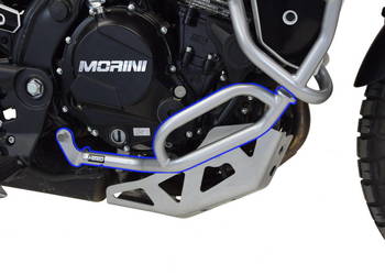 Gmole HEED MOTO MORINI X-CAPE 650 - dolne, srebrne