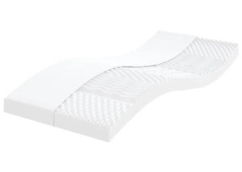 Materace piankowe 2 szt. białe 100x200 cm 7-strefowe 20 ILD WM-356364