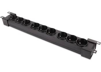 Listwa zasilająca rack Getfort 9R30/FR - 9 gniazd, wtyk francuski