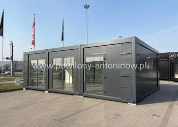 NOWY KONTENER BIUROWY GASTRONOMICZNY PAWILON HANDLOWY SKLEP 54m2- PRODUCENT