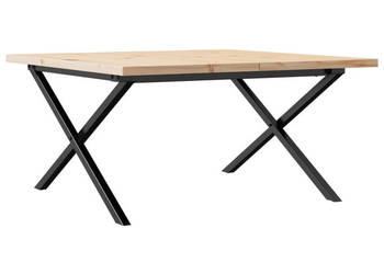 Stolik kawowy z nogami w kształcie litery X 90x90x455 cm WM-3282753
