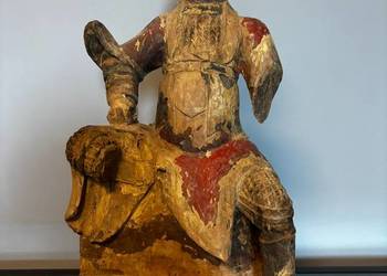 Figurka rzeźba drewniana cesarski dygnitarz antyk figura antyczna
