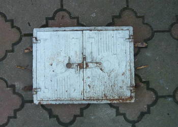 Drzwiczki do pieca chlebowego piecowe duże 43 x 33 stare