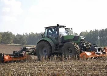 Mulczowanie ściernisk po kukurydzy nieużytków SaMASZ TITAN