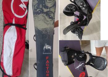 Snowboard 146cm z pokrowcem
