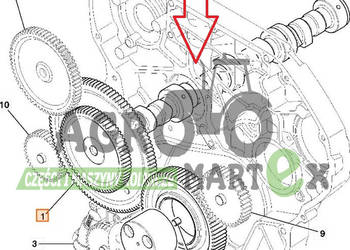 320/03676, 320-03676 WAŁEK ROZRZĄDU JCB
