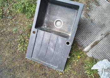 Zlewozmywak czarny granatowy